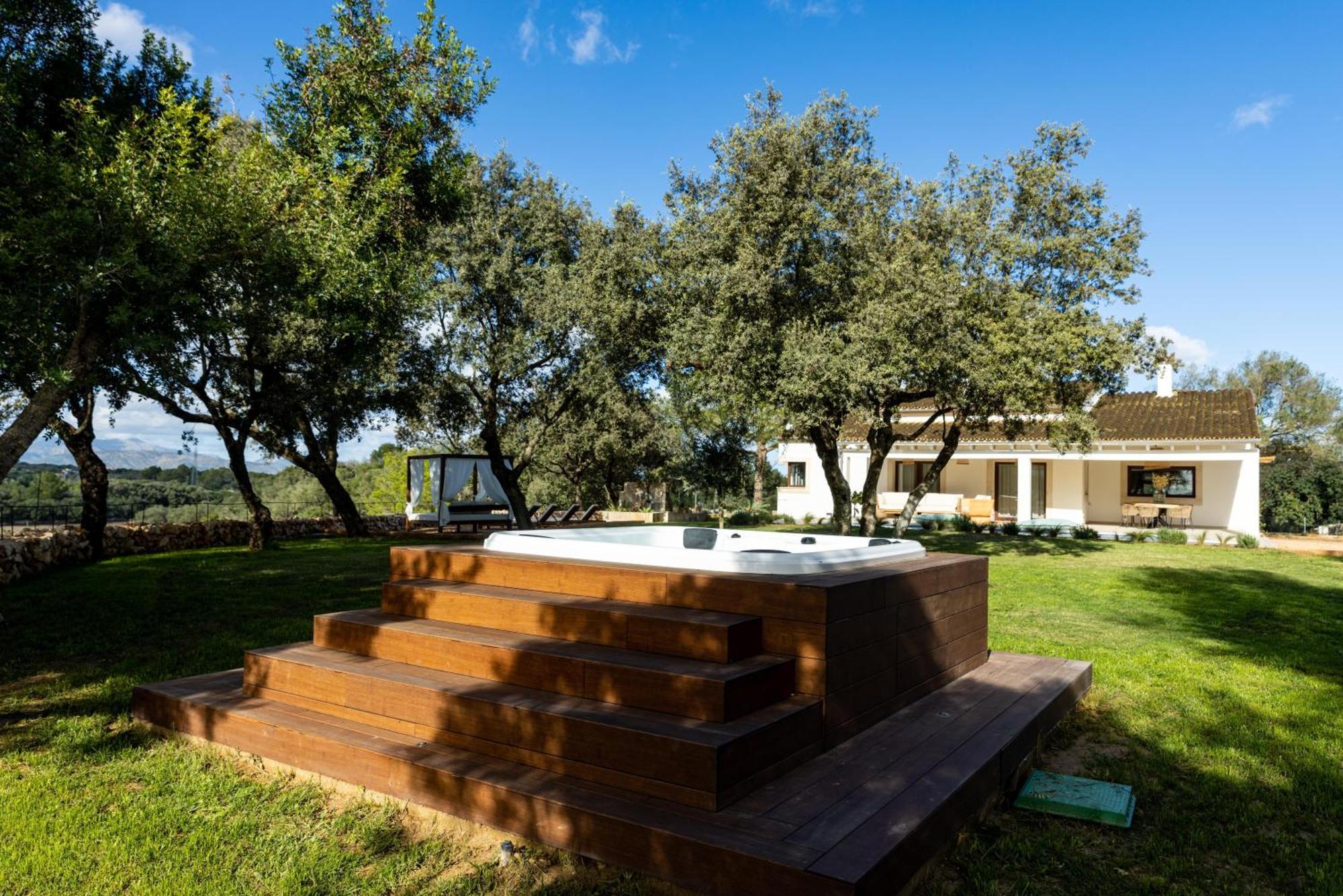 Es Mirador De Vernissa Jacuzzi Sauna Y Piscina Santa Margalida Exterior foto