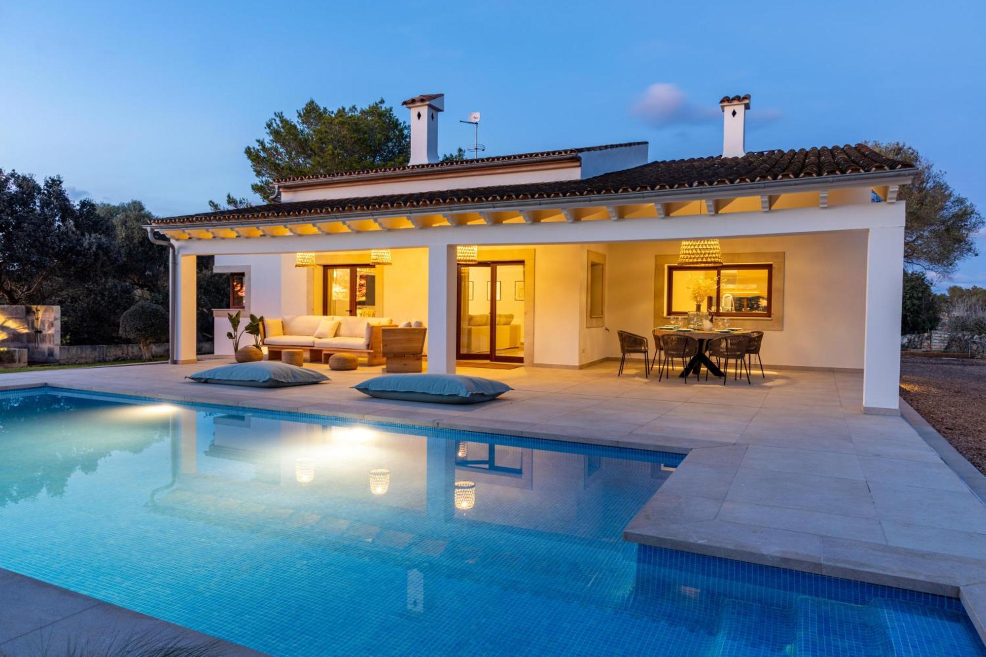 Es Mirador De Vernissa Jacuzzi Sauna Y Piscina Santa Margalida Exterior foto