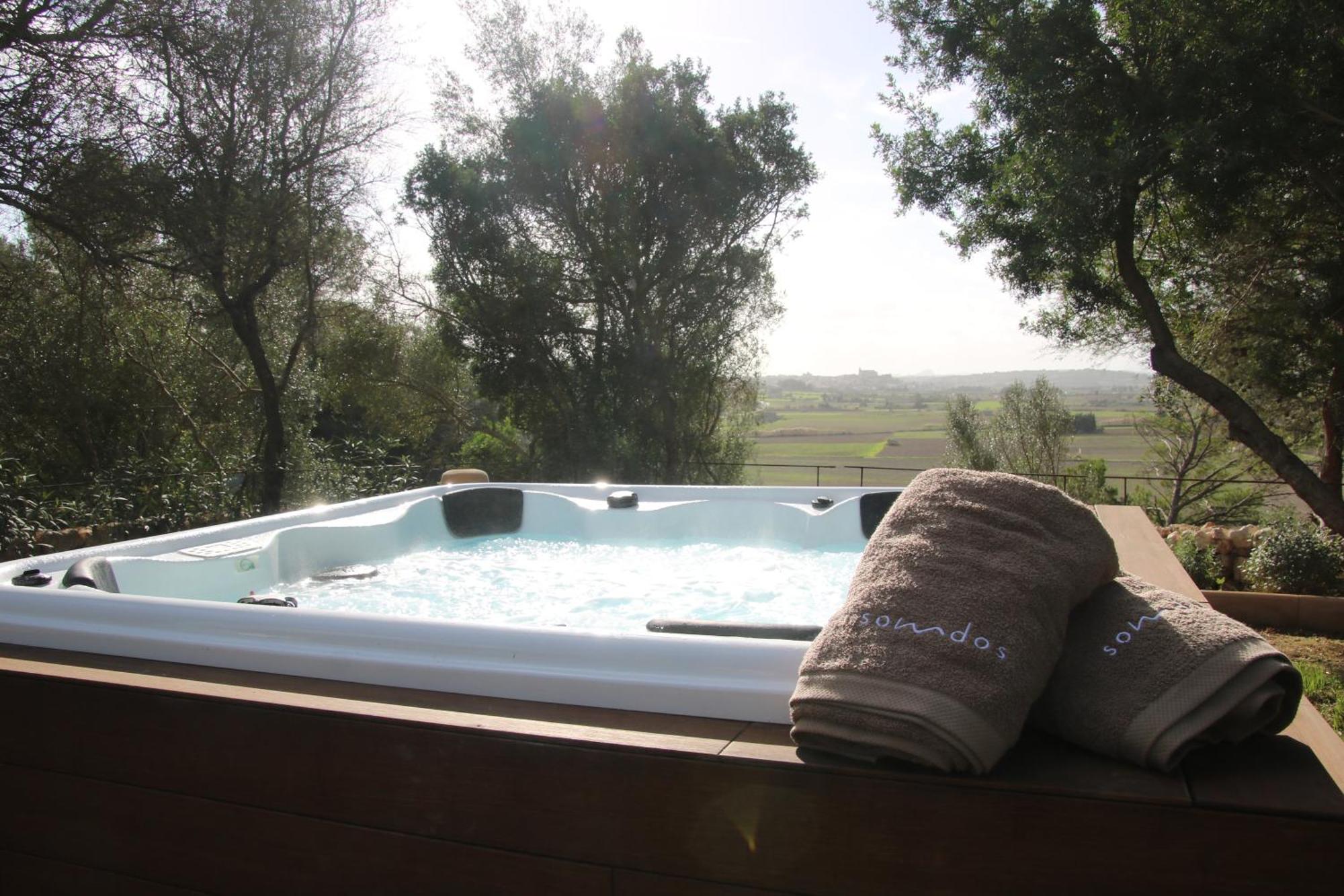 Es Mirador De Vernissa Jacuzzi Sauna Y Piscina Santa Margalida Exterior foto