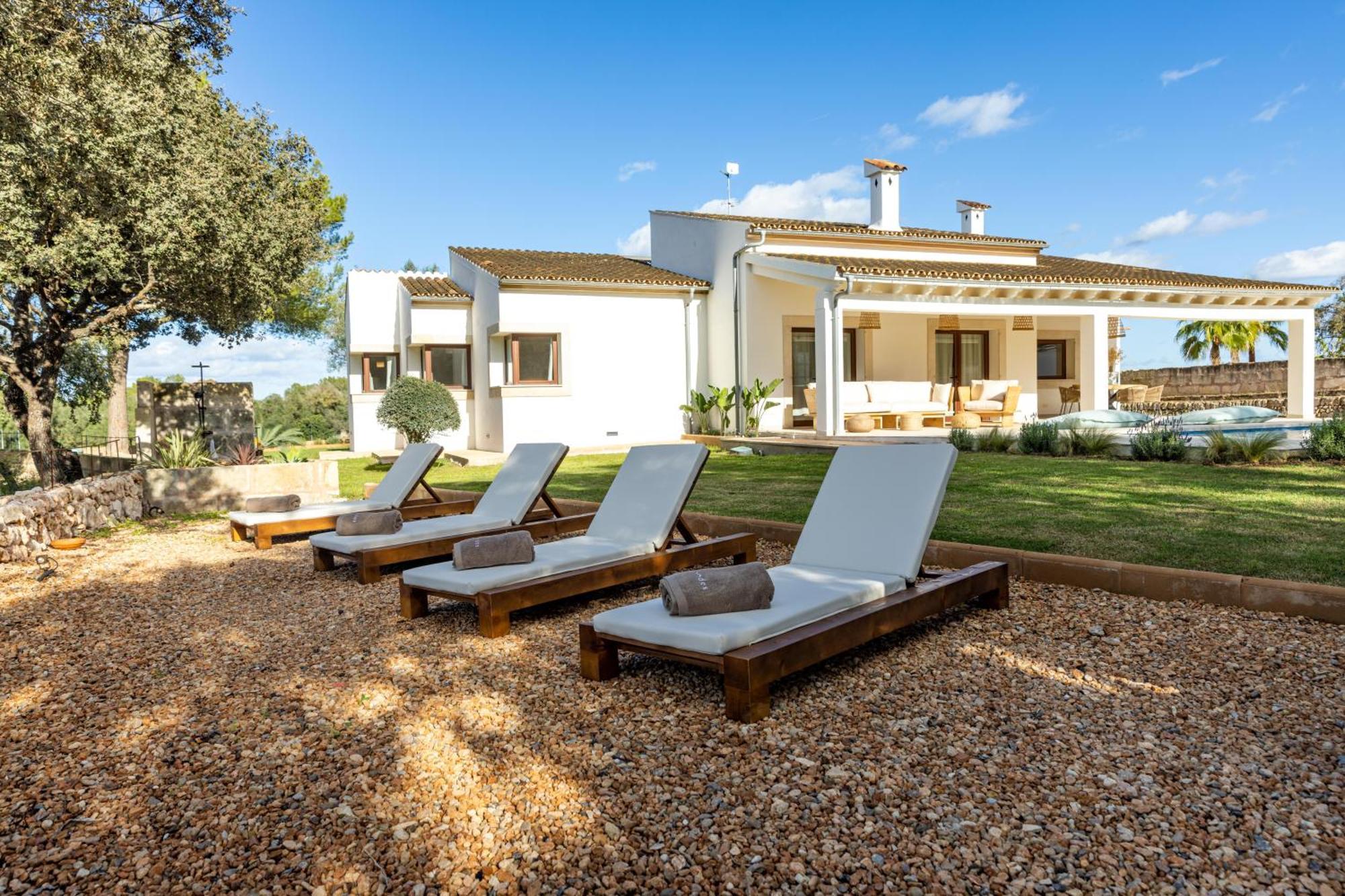 Es Mirador De Vernissa Jacuzzi Sauna Y Piscina Santa Margalida Exterior foto